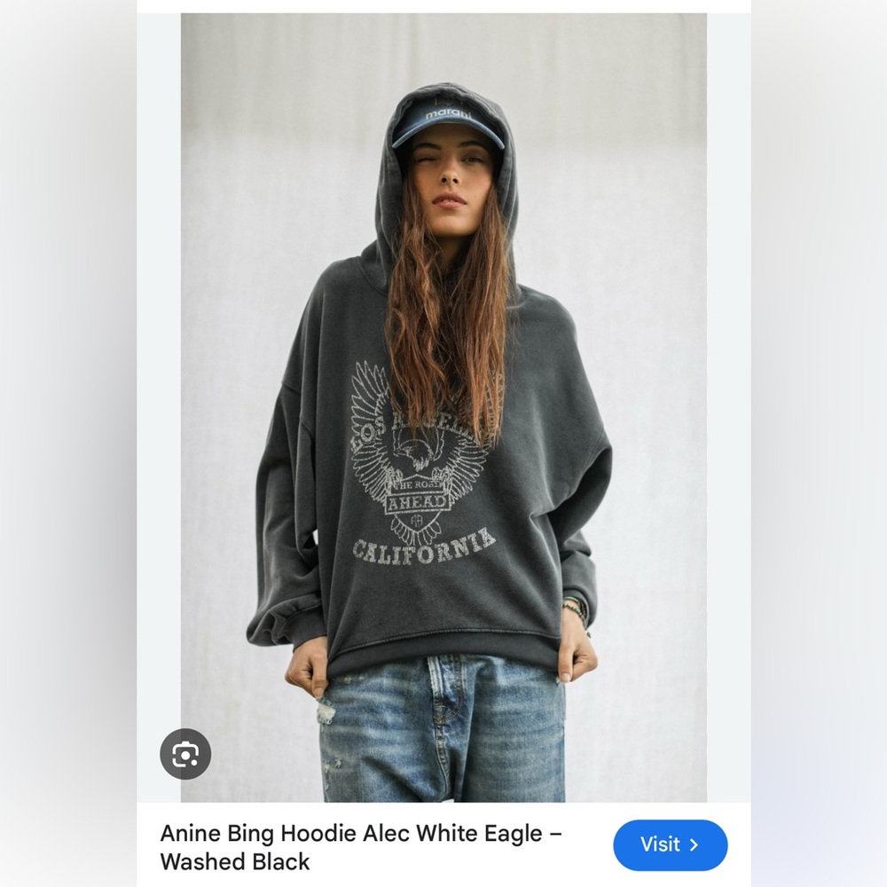 Anine Bing Hoodie - Los Angeles The Road Ahead 🪽